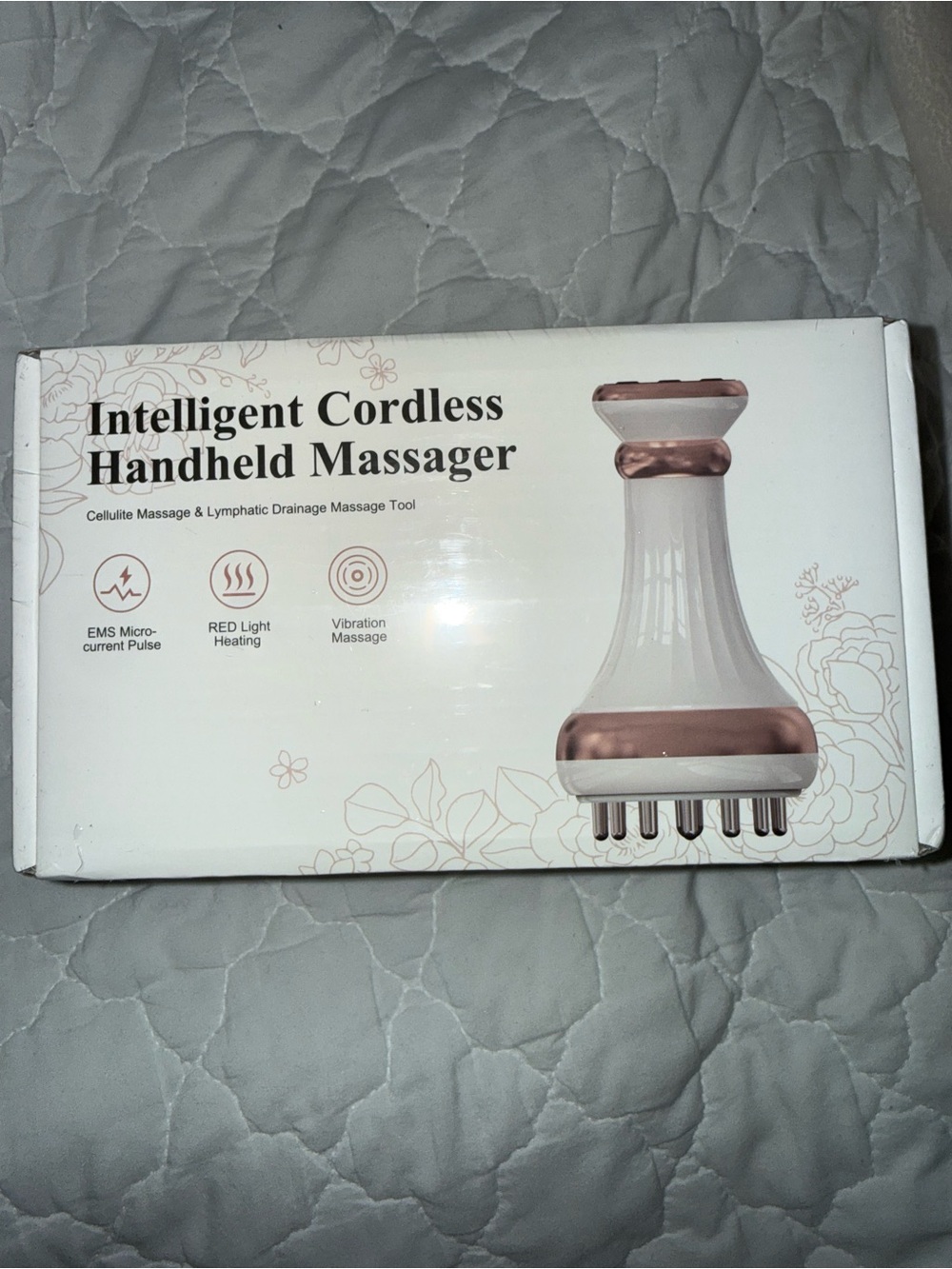 Intelligent Cordless Handheld Massager – Rose Gold